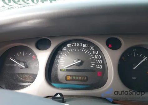 2000 Buick Lesabre Custom из США, поврежденный, VIN 1G4HP54KXYU165660